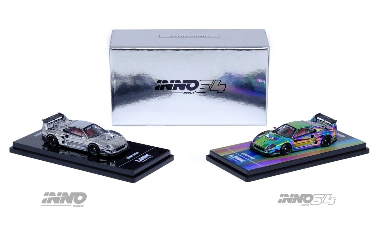 Inno64 MiniGT 1/64 LBWK F40ミニカーとフィギュアセット INNO64 1:64 LBWK F40 Tokyo Auto Salon 2024 (Blue) | eBay