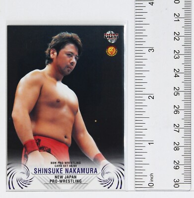 SHINSUKE NAKAMURA - 2009 BBM Pro-Wrestling Trading Card | eBay
