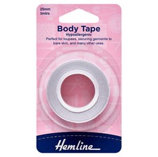 Hemline Body Tape 3m x 25mm Used To Secure Garments To Bare Skin