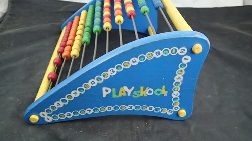 Vtg. Wooden Playskool Abacus Educational Toy, 100 Beads - Picture 5 of 6