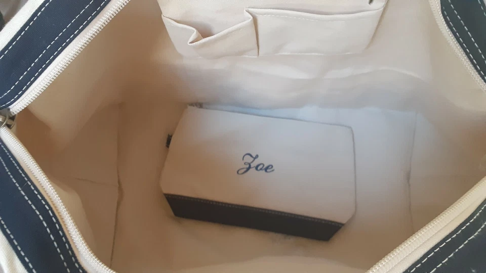 Weekender Duffel with small travel purse inside brand-new made in USA - Image 3 of 4