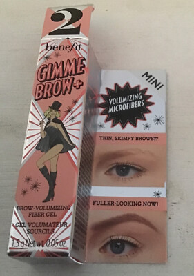 Benefit Gimme Me Brow Volumizing One Gel #2 Warm Golden Blonde Mini New In Box