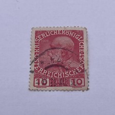 Austria 1908 Emperor Franz Joseph Jubilee Postage Stamp 10 heller