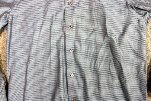 Eton Contemporary Shirt Men's M Medium Blue Geometric Cotton Button Up Casual - Picture 3 of 14