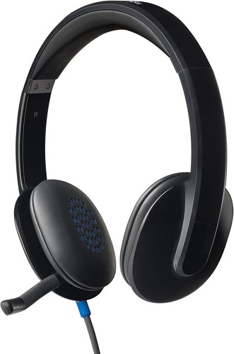 Logitech High-Performance USB Headset H540 For Windows & Mac Zoom Mic Wired - Afbeelding 4 van 12