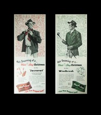 2 Vintage 1950 WHITE STAG JACKETS Half Pg Lg Magazine Print Ads: GOLF, CHRISTMAS