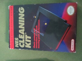 Nintendo NES Cleaning Kit w/ Box Poster and Manual CIB