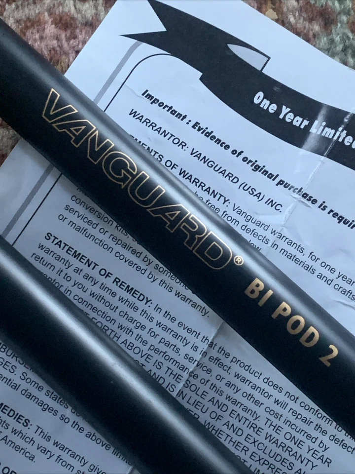 "CANESÚ PIVOTANTE VANGUARD BI POD 2 - 22""-62"" USADO METAL Y PLÁSTICO # T0802 362" Foto 3 de 4