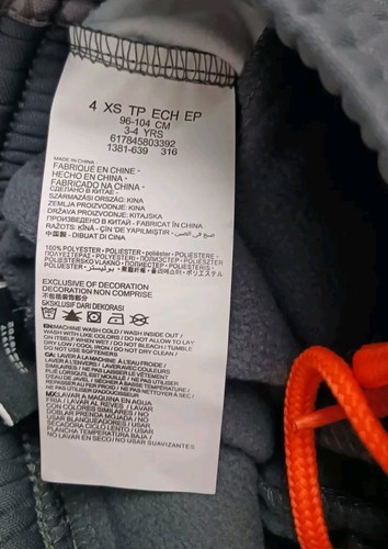 Brand New Jordan Jumpman Therma-Fit Gray Orange Logo Geometric Sweatpant Sz.4XS - Picture 3 of 9