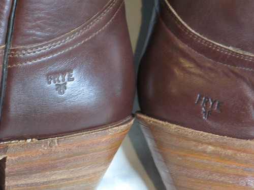 De Colección NUEVAS Botas de Vaquero del Oeste Old-Stock Frye Para Hombres Talla 9.5 D Cuero Marrón Hechas en EE. UU. - Imagen 11 de 20