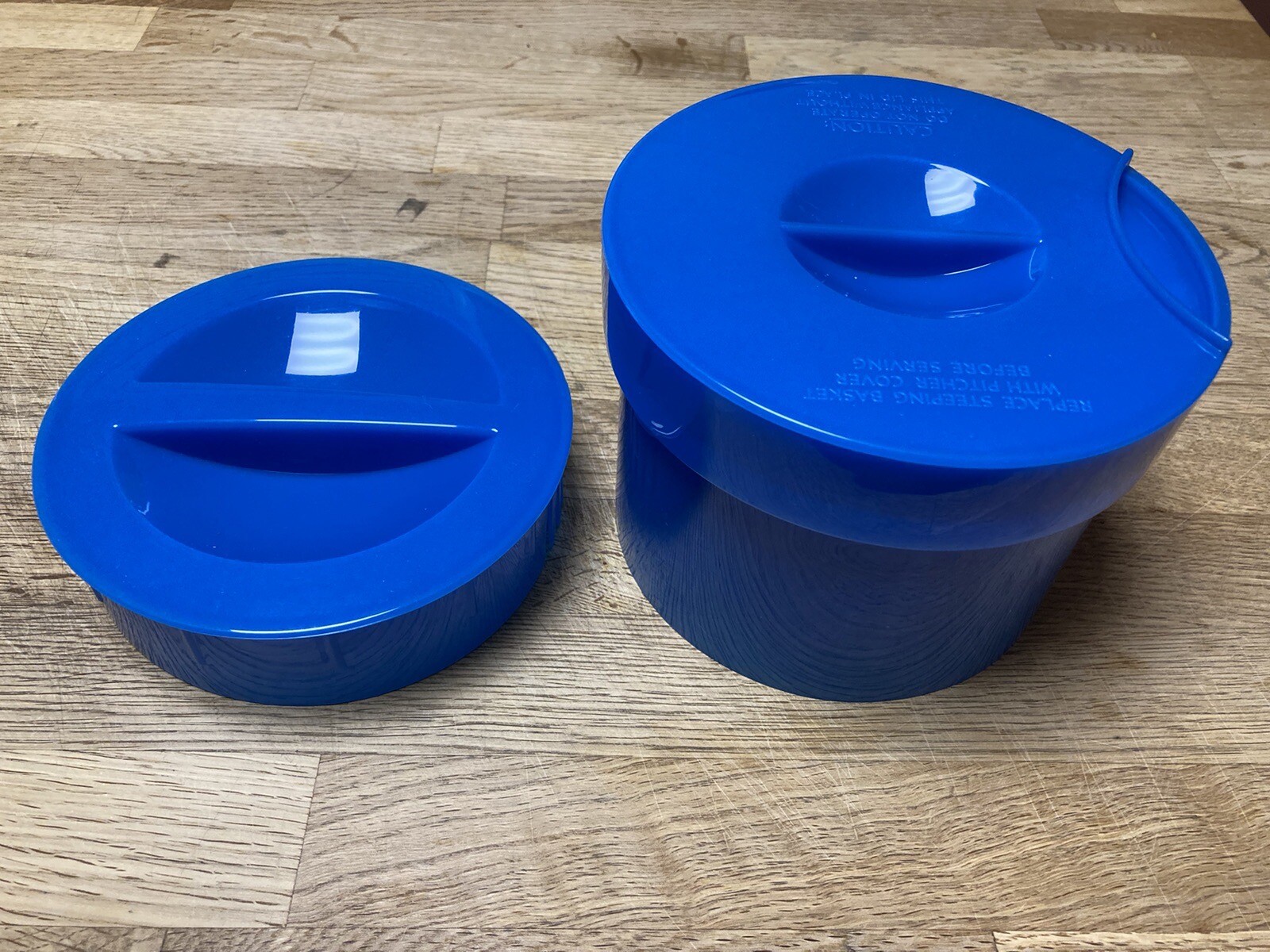 Mr. Coffee Iced Tea TM1 Filter Brew Basket With Lid Replacement Part CLEAN! Blue eBay