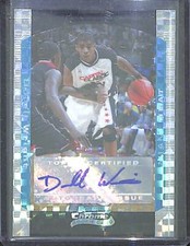 2004-05 Bowman Chrome Rookie Xfractor Autograph #153 Dorell Wright No 7 of 25