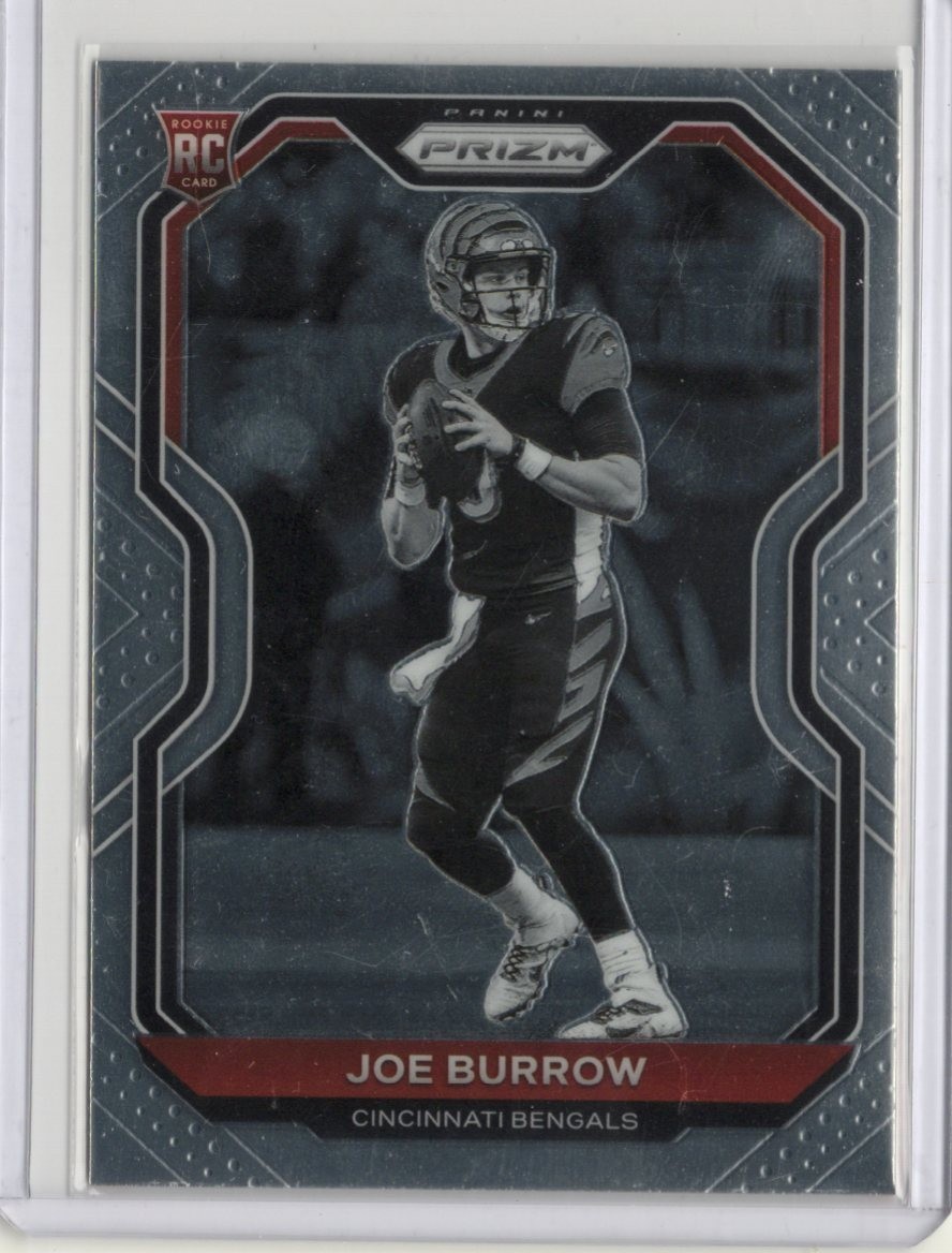 2020 Panini Prizm Joe Burrow Rookie Variation #307 Negative (RC) Bengals