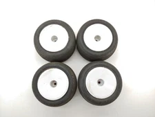 4x Jconcepts SMOOTHIES 4049 1/10 Stadium Truck Tires on 12mm Hex Wheels Used