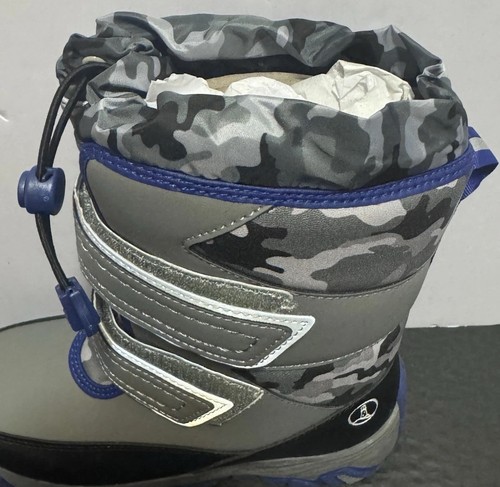 BOTAS TERMOLITE LANDS END YOUTH Gris Camuflaje/Azul Talla Juvenil 1 - Imagen 12 de 14