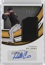 2022 Panini Immaculate Jumbo Socks Signatures 18/25 Wil Crowe #JSS-WC Auto n0c