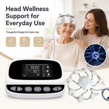 Migraine Headache Support Magnetic Brain Wellness Device 1 8 Heads 1-50Hz Timer