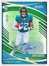 2025 Absolute Travis Hunter Signatures Green Spectrum Auto Rc #186 (18/25)