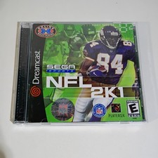 NFL 2K1 Sega Dreamcast 2000 with Manual.