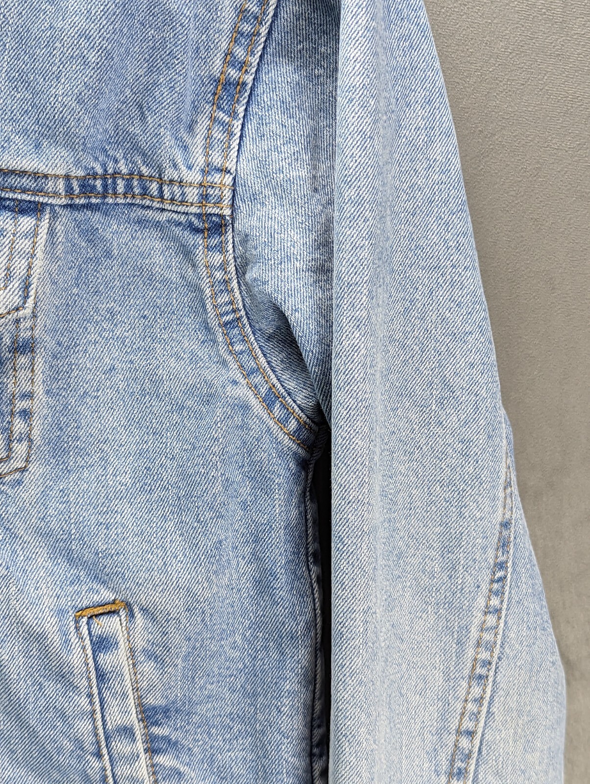 Stradivarius Jacket Size Small Blue Long Sleeve Button Down image 7