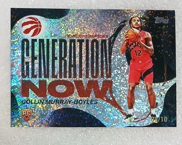 2025-26 Topps Generation Now Collin Murray-boyles #GN-9 Black 09/10 RARE