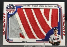 2024 Panini Stars & Stripes Jumbo Materials Prime #JM-HAR Josh Hartle Relic /37