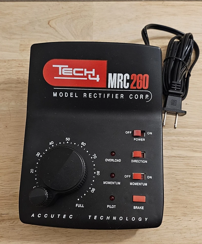 TECH 4 MRC 260 Model Train Controller Accutec Technology, Open Box, Clean! - Image 2 of 4