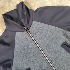 Lululemon Both Ways Bomber Reversible Jacket Black Gray Women Size 6 Full Zip