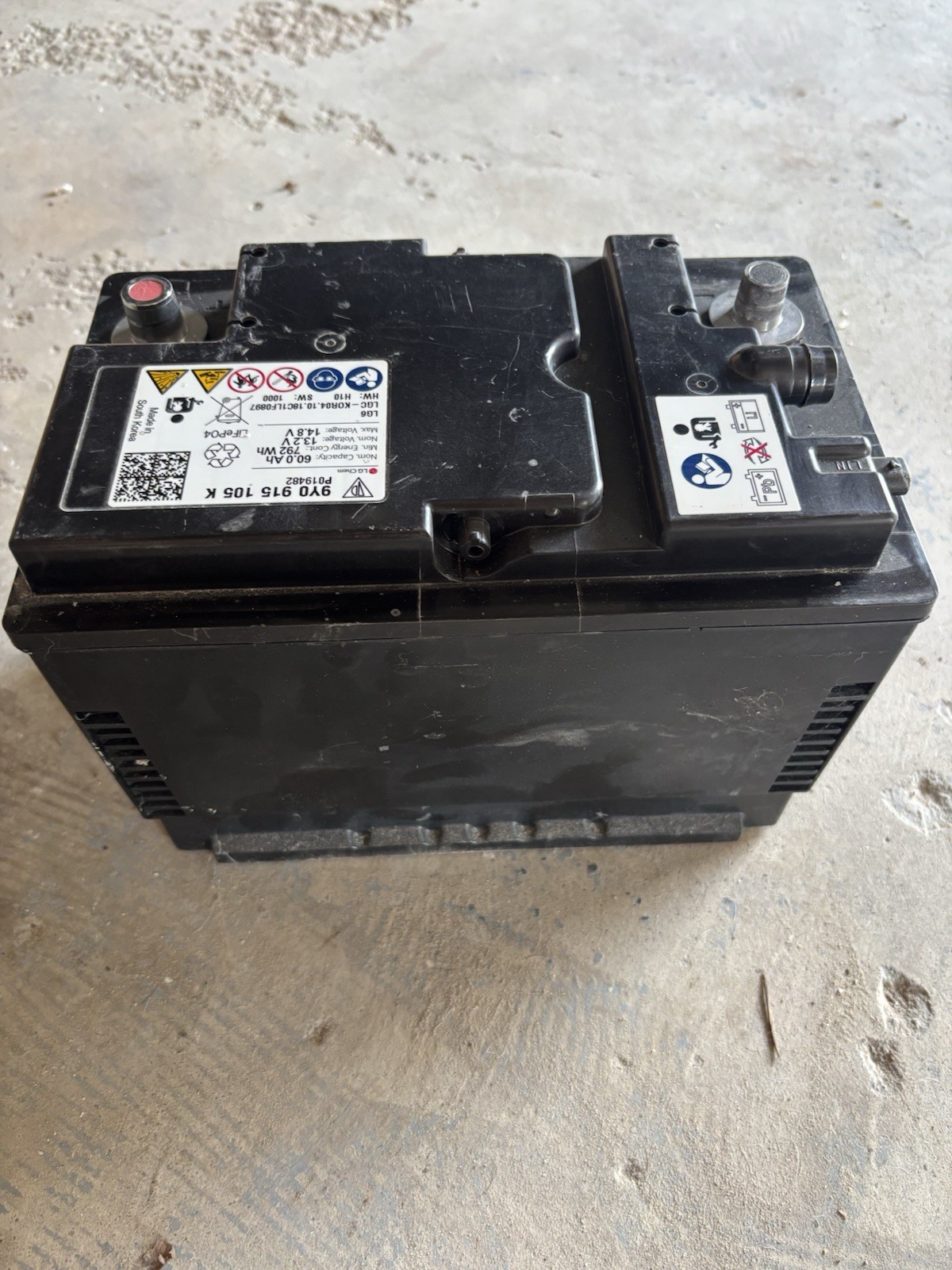 Lamborghini Urus lithium battery 9Y0915105