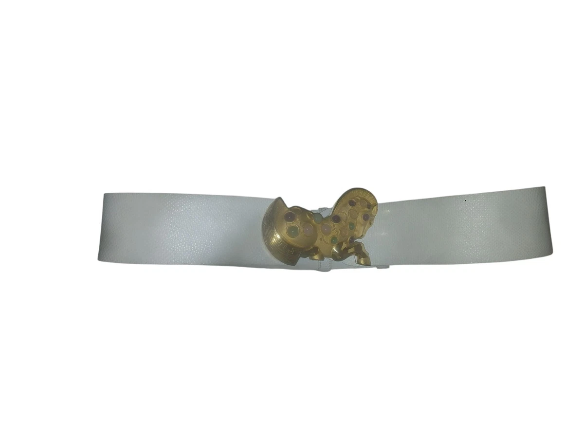Snakeskin White Belts for Women for sale | eBay display picture 1
