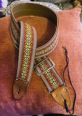 Vintage Guitar Strap Unbranded ACE Style 1960 s/70 s Nice!