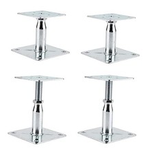 Paquete de gatos de soporte ajustables para el suelo, cimientos de cubierta, 4