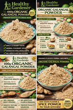 100g Organic Galangal Powder Premium Root Herbal Spice Natural Fresh