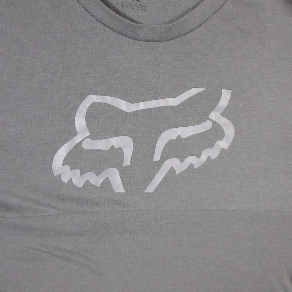Fox Racing Ranger T Shirt Men's L* Gray Tech Performance Short Sleeve Tee - Image 4 of 4