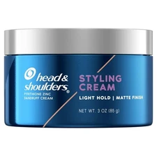 Head & Shoulders Anti-Dandruff Styling Cream Men Light Hold Matte Finish - 3 oz