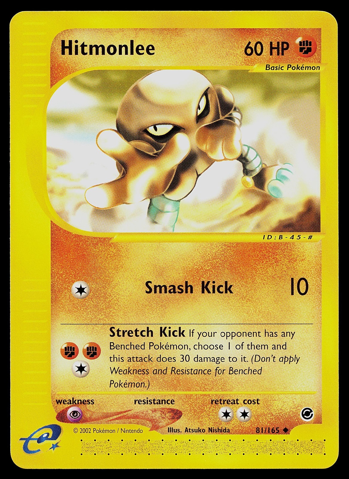 Pokemon Card - Hitmonlee Expedition 81/165 Non Holo