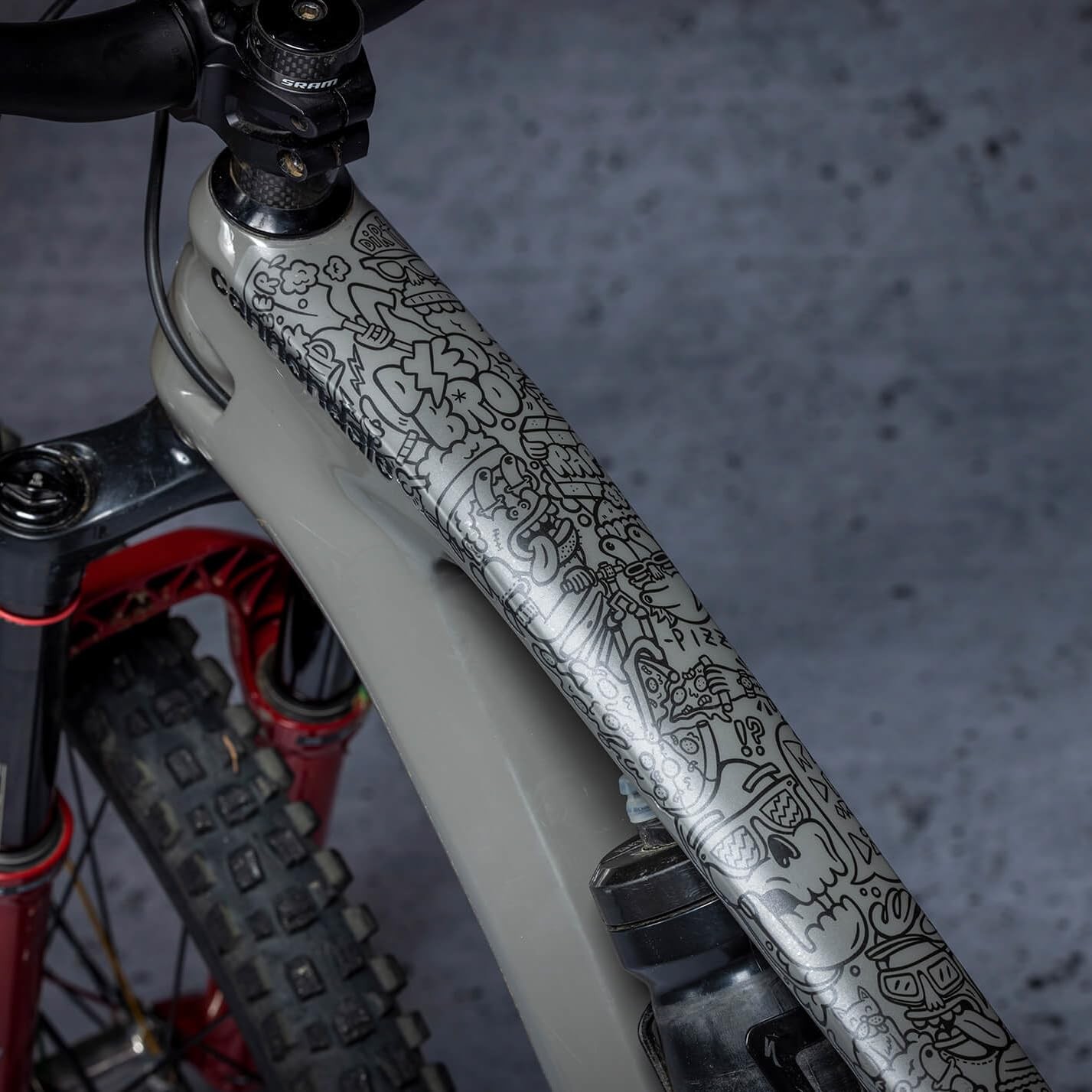 Dyedbro - Protezione per telaio bici MTB finitura opaca diversi stili Juay X 10590₽