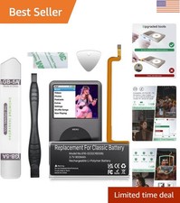 900mAh Lithium-Ion Battery for iPod Classic 5th-7th Gen - Tools Included
