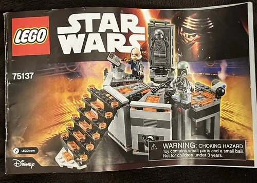 LEGO Star Wars: Carbon-Freezing Chamber (75137), Complete set With Instructions
