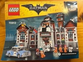 LEGO Batman Movie Arkham Asylum set 70912  Partially Built