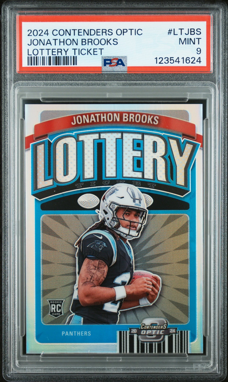 Jonathon Brooks Panini Contenders Optic Lottery Ticket #LTJBS Base