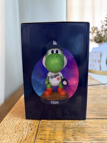 NEW 2026 YOSHI Bobblehead SUPER MARIO NINTENDO SGA Dodgers SGA 3/31/26