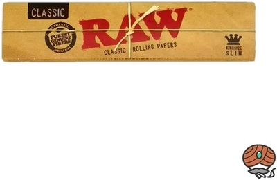 RAW - Boite de 50 Carnets de Feuilles à Rouler King Size Slim