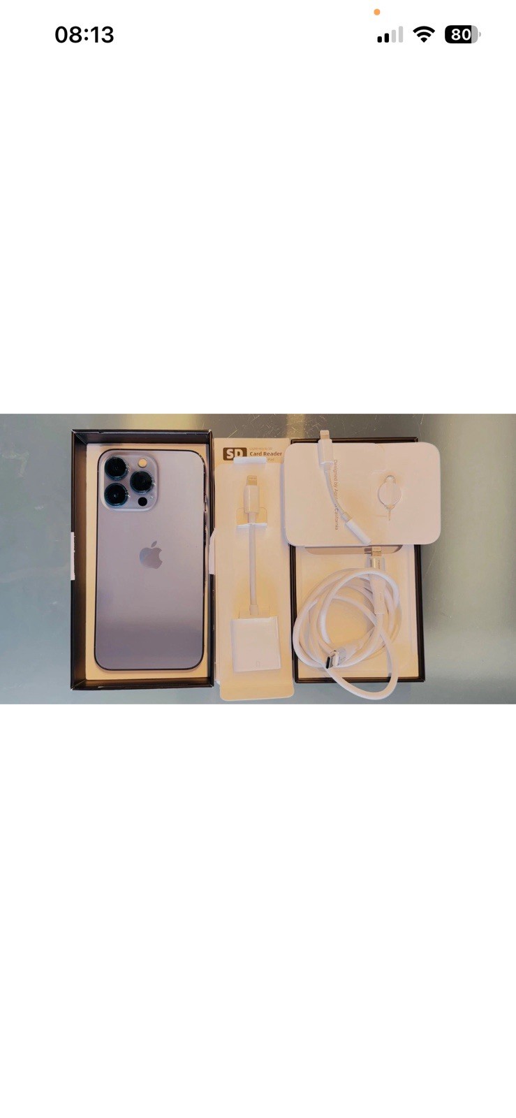 Apple iPhone 13 Pro A2638 - 256GB - Sierra Blue - Size v. 01. 09.2025