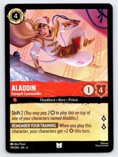 Aladdin - Intrepid Commander 119/204 Uncommon Azurite Sea Lorcana Near Mint