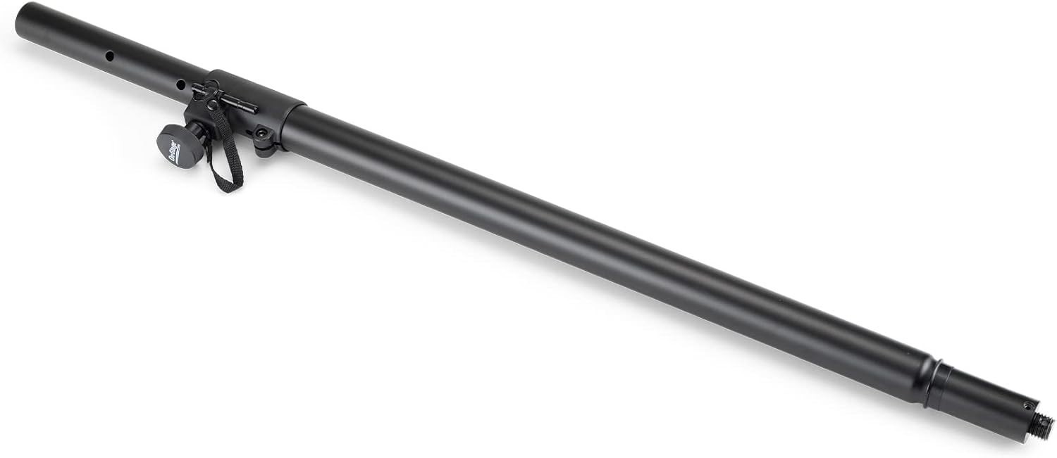 Professional Subwoofer Pole for PA Speakers - Secure, Adjustable, Black Finish