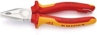 Knipex 03 06 180 T Kombizange LäNge 180 Mm Mehrkomponenten-HüLlen Verchromt Vde