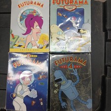 Futurama Seasons 1-4 DVD Box Set TV Series R4 PAL AUS/NZ - BUNDLE