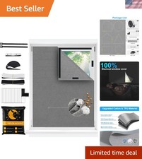 100 Blackout Curtains for Bedroom, Upgraded Cotton Black Out Window Cover,...