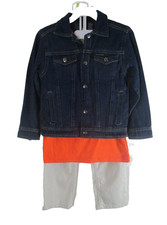 NWT Calvin Klein Boys Denim Jacket, Jeans  T-Shirt 3-Piece Set 4 Assorted 79